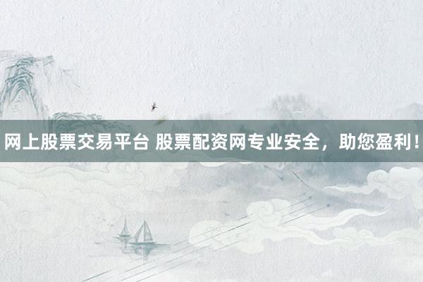 网上股票交易平台 股票配资网专业安全，助您盈利！