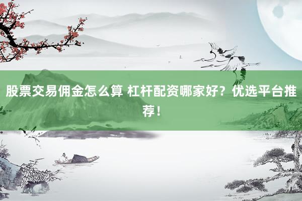 股票交易佣金怎么算 杠杆配资哪家好？优选平台推荐！