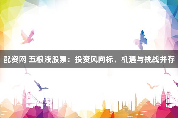 配资网 五粮液股票：投资风向标，机遇与挑战并存