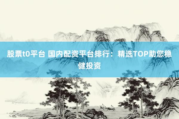 股票t0平台 国内配资平台排行：精选TOP助您稳健投资